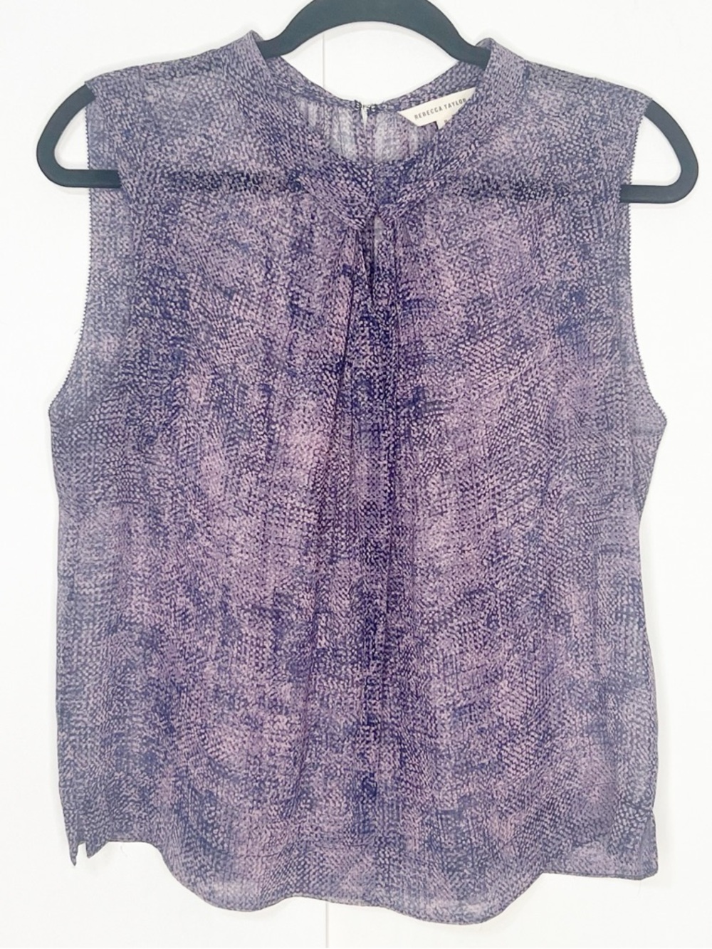 Rebecca Taylor Sheer Sleeveless Top